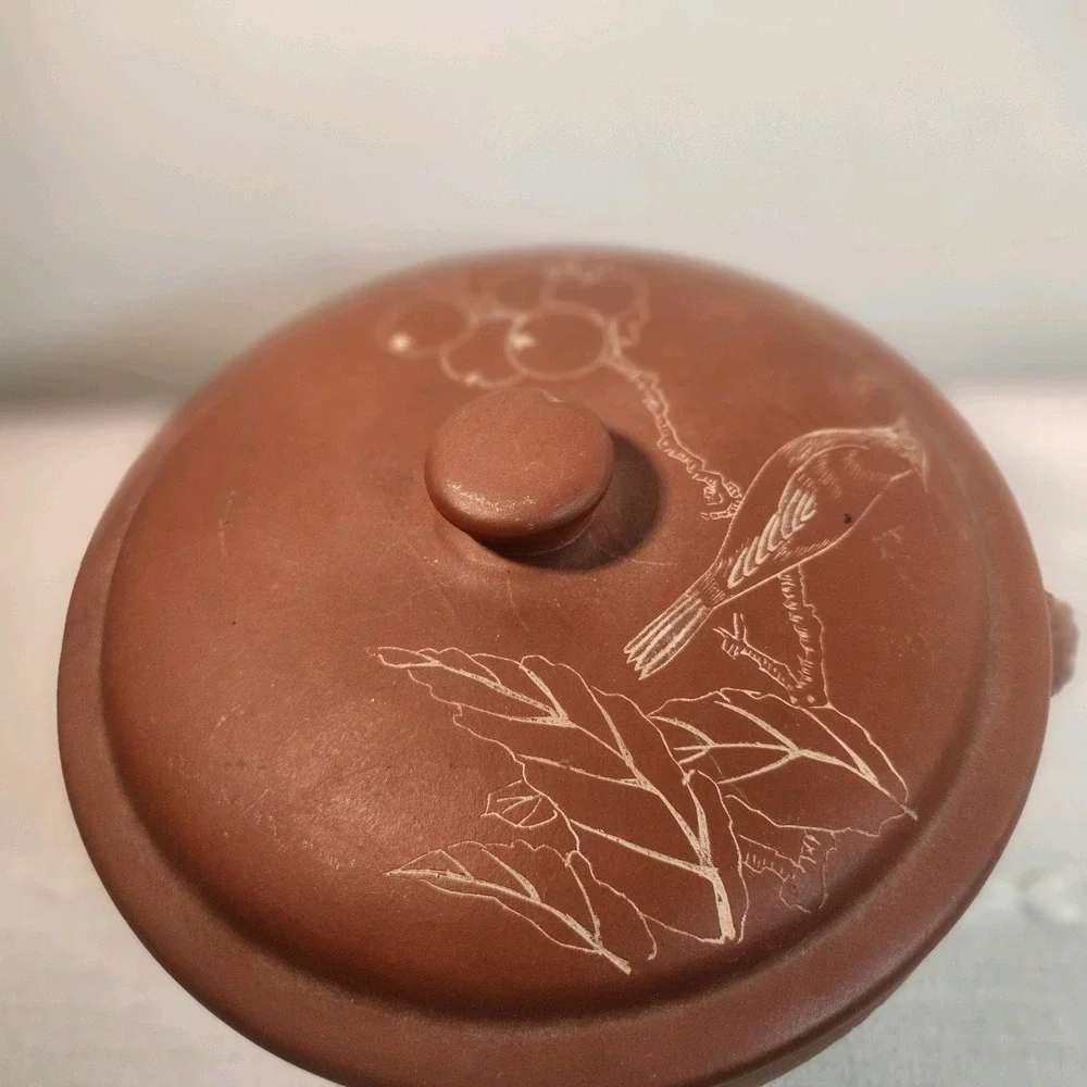 Vintage Chinese Red Clay Yunnan Rice & Stew Steamer With Lid